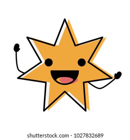 Kawaii star icon