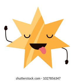 Kawaii star icon