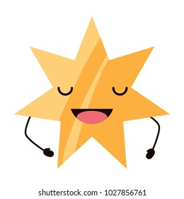 Kawaii star icon