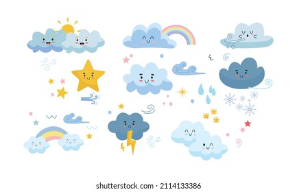 979 Pastel colours moon stars sun Images, Stock Photos & Vectors ...