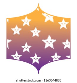 kawaii stars pattern