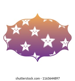kawaii stars pattern