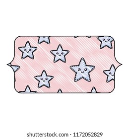 kawaii stars pattern