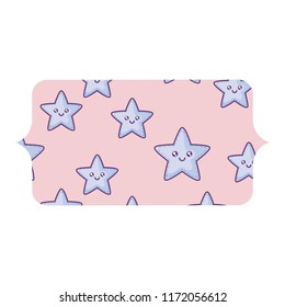 kawaii stars pattern