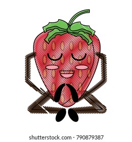 kawaii strawberry icon
