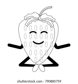 kawaii strawberry icon