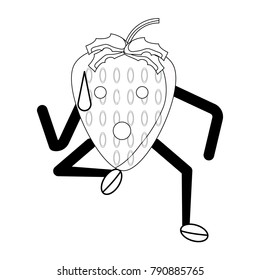 kawaii strawberry icon