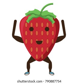 kawaii strawberry icon
