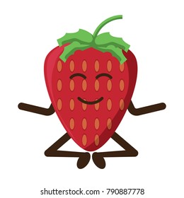 kawaii strawberry icon