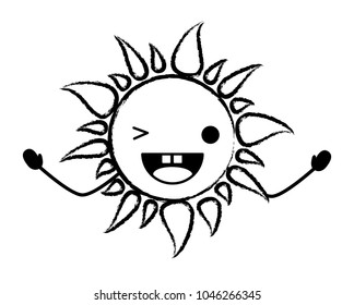 kawaii sun  icon