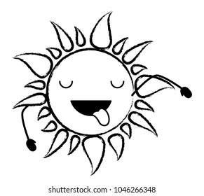 kawaii sun  icon