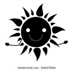 kawaii sun  icon