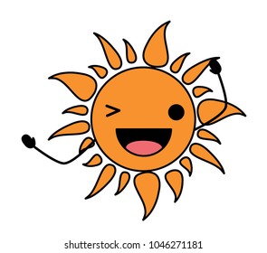 kawaii sun  icon