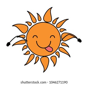 kawaii sun  icon
