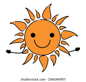 kawaii sun  icon
