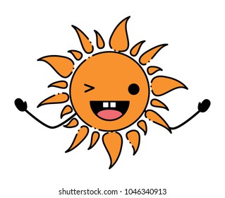 kawaii sun  icon