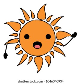 kawaii sun  icon