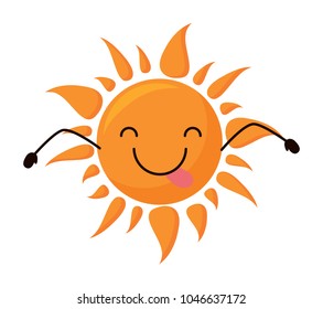 kawaii sun  icon