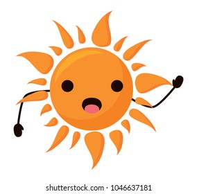 kawaii sun  icon