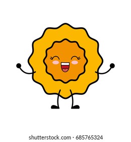 kawaii sun icon
