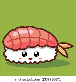 a kawaii sushi kawaii cute vector illustration