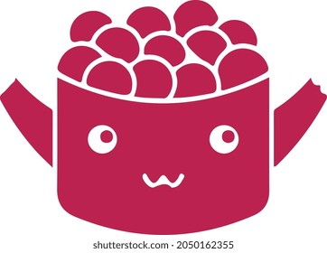 kawaii sushi roll cut out