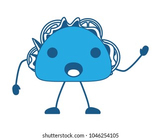 kawaii taco icon
