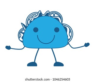 kawaii taco icon