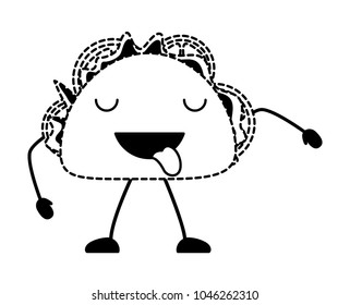 kawaii taco icon