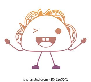 kawaii taco icon