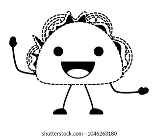 kawaii taco icon
