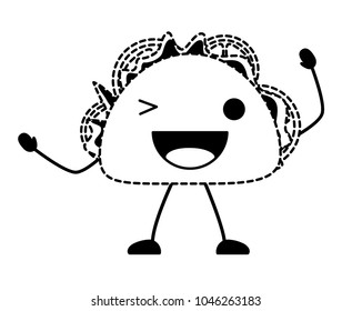 kawaii taco icon