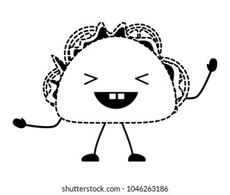 kawaii taco icon