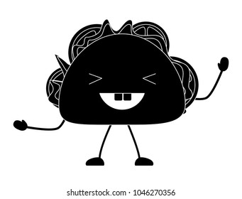 kawaii taco icon