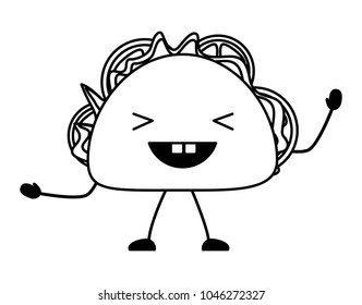 kawaii taco icon