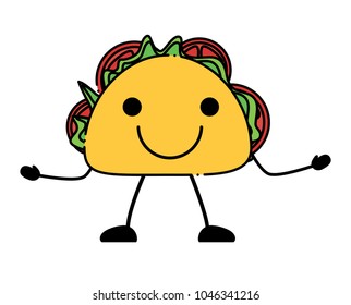 kawaii taco icon