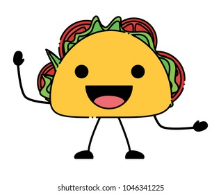 kawaii taco icon