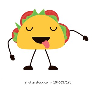 kawaii taco icon