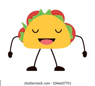 kawaii taco icon
