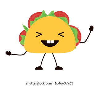 kawaii taco icon