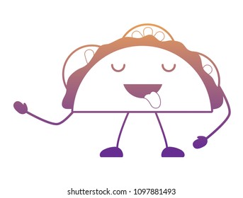 Kawaii tacos design
