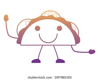 Kawaii tacos design