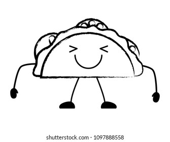 Kawaii tacos design