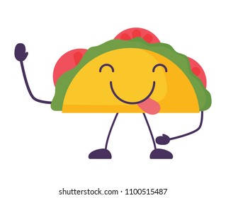 Kawaii tacos design