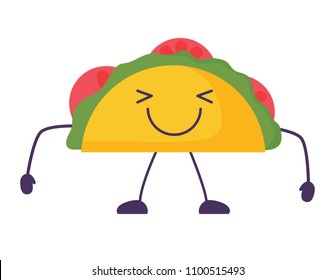 Kawaii tacos design