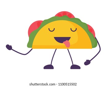 Kawaii tacos design