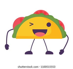 Kawaii tacos design