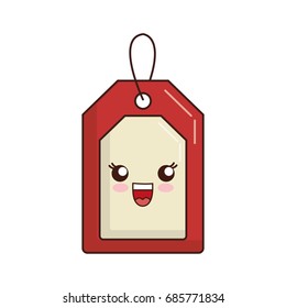 kawaii tag icon