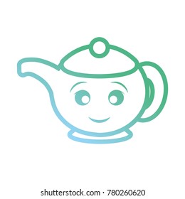 kawaii teapot icon