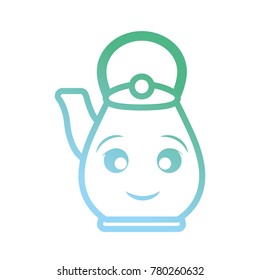 kawaii teapot icon